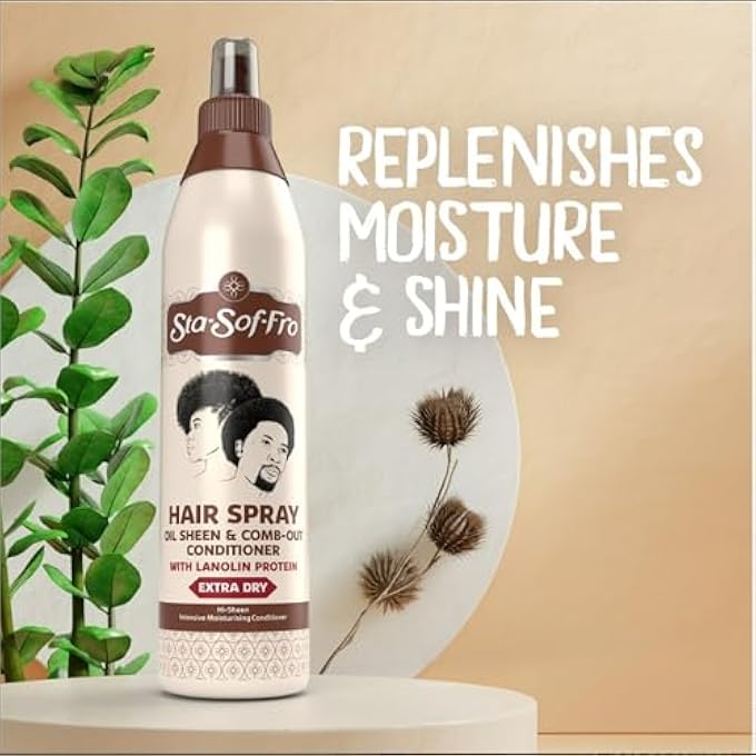 Sta-Sof-Fro SOFTSHEEN-CARSON HAIR & SCALP SPRAY COMB OUT CONDITIONER WITH LANOLIN, EXTRA DRY, 8 FL OZ - Image 2